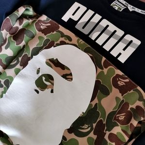 BAPE X Puma ABC Camo Crewneck Sweatshirt